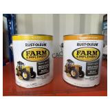 2ct NEW 1GAL Rust-oleum Farm & Equip. Paint