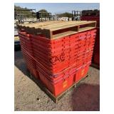 Pallet Lot of Plastic Storage Totes