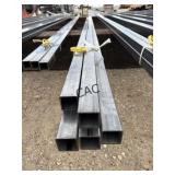 5pc 1.5"x1.5ï¿½x21ï¿½4 Galv. Square Tubing 12ga