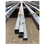 5pc 1.5"x1.5ï¿½x21ï¿½4ï¿½ Galv. Square Tubing 12ga