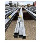 5pc 1.5"x1.5ï¿½x21ï¿½4ï¿½ Galv. Square Tubing 12ga