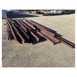 Lot of Assorted C-Purlin & I-Beam