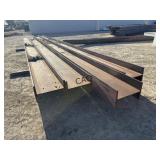 Lot of 4 HD Steel I-Beams
