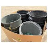 Lot of Assorted Size Trash Bins