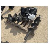NEW SD Lanch Mini Skid Steer Auger w/2 Bits