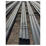 3pcs of Galvanized Metal Pipe