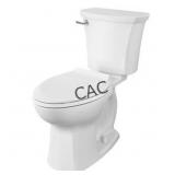 (2)Colony 12" White Elongated Complete Toilet