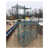 Lot of 2 U-Line Metal Shelving Units