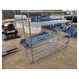 U-Line Metal Shelving Unit