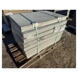NEW 8pc 24"X36" Light Gray Non-Textured Paver