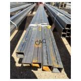 5pc 2'x2'x23' Square Tubing 11ga