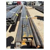 6pc 2'x2'x23' Square Tubing 11ga