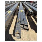 6pc 2'x2'x23' Square Tubing 11ga