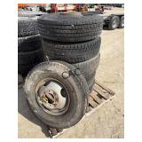 Lot of 6 Dodge Dually Tires/Wheels