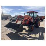 Kubota M680 w/Bush Hog M446 Front/Loader Bucket