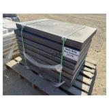 8ct 24'X36' Non-Textured Dark Gray Stone