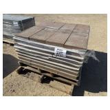 64ct 10'X20' Textured Brown Stone