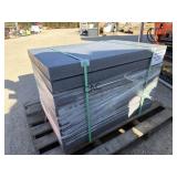 8ct 24'X36' Non-Textured Dark Gray Stone