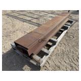 Lot of 16pc Steel Building Material