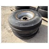 Lot of 2 Equipment Tires/Wheels