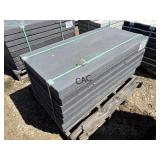 8ct 24'X48' Textured Dark Gray Stone