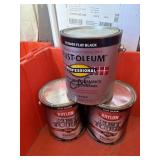 3GAL NEW Assorted Flat Black Enamel