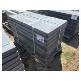 8pc 24'X48' Non-Textured Dark Gray Stone