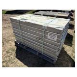 8pc 24'X48' Non-Textured Light Gray Stone