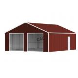 NEW All-Metal 45'X25' Double Metal Garage Shed
