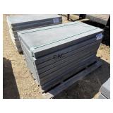 8ct 24'X48' Textured Dark Gray Stone