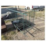 U-Line Metal Shelving Unit