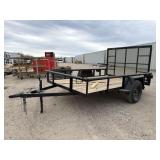 *2026 Salvation 78"x10 S/A Utility Trailer