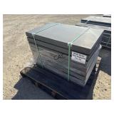 8ct 24'X36' Non-Textured Dark Gray Stone