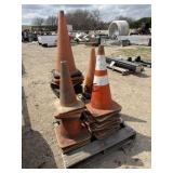 Pallet Lot of Safety Cones