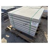 8ct 36'X36' Non-Textured Light Gray Stone