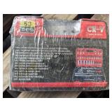 NEW CR-V 53pc 1/4" Drive Socket/Bit Set