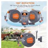 NEW Garvee 65ï¿½ Retractable Garden Hose & Reel