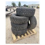 Lot of 5 BF Goodrich 33x12.50R15LT MT Tires