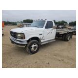 *1996 Ford F450 Diesel Flatbed