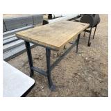 Wood Top Work Table