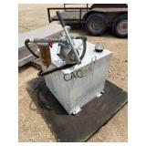 50 GAL Dyed Fuel Tank w/Manual Pump