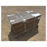 8ct 24"X48" Brown Light Textured Stone