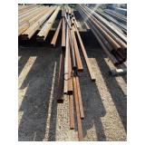 Lot of Assorted Size Square Tubing