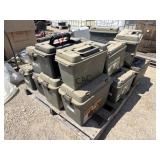 Lot of Approx. 22 Assorted Size Ammo Cases
