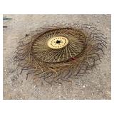 Lot of 4 Hay Rake Wheels