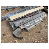 Lot of Concrete Parking Curbs