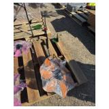 Orange Flower Metal Garden Art