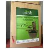 2pc NEW Metal Watering Can Fountain