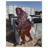 Metal Bigfoot Garden Art