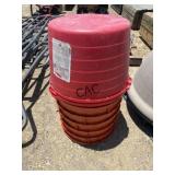 Lot of 8 Plastic Tubs